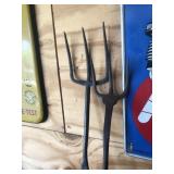 (2) Blacksmith Forged Flesh Forks
