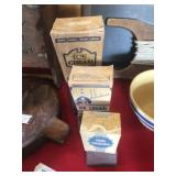 (3) Vtg. Ice Cream Molds & Boxes
