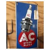 Vintage AC Spark Plug Sign