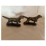 Brass Pointer Dog Bookends