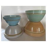 4 Pc. Yellowware Nesting Bowl Set