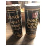 (2) National Biscuit Company Advertising Tins