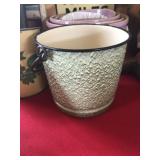 Textured Green Agate Pail