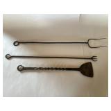 3 Pc. Hand Wrought Kitchen Utensil Set