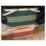(2) Vtg. Picnic Baskets