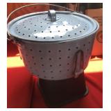 Agate Gray/Blue Colander w/ Lid