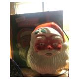 Vtg. Star Lite Electrified Santa Face