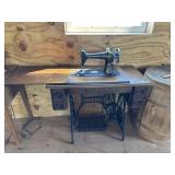 Singer Treadle Sewing Machine w/ Cabinet