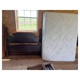 Mahogany Pineapple Finial Double Bed