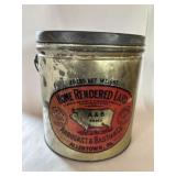 25lb Lard Tin