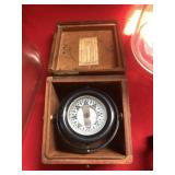Early Compass in Wooden Box
