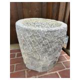Carved Limestone Grinding Mortar
