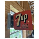7up Double-sided Tin Advertising Sign
