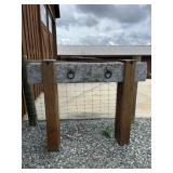 Early 19th C. Limestone Hitching Post