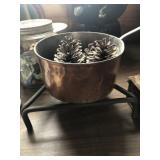 Copper Pot & Trivet