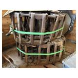 Set of Metal Tracks for Skidloader