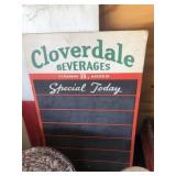 Cloverdale Beverages Cardboard Store Display