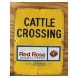 Eshelman Cattle Crossing Sign