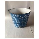 Blue Swirl Agate Pail