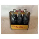 Early Coca Cola Beverage Carrier w/ Bottles