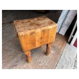 Antique Butcher Block
