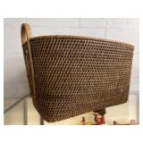 Contemporary Wicker Woven Basket Contemporary Wicker Woven Basket
