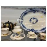 Decorative Chinaware, Platter, Soft Paste Cups Decorative Chinaware, Platter, Soft Paste Cups