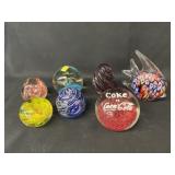 Art Glass Paperweights Art Glass Paperweights