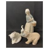 (3) Lladro Figurines (3) Lladro Figurines