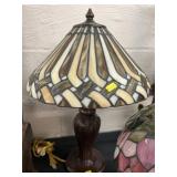 Slag Glass Table Light Slag Glass Table Light