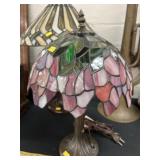 Slag Glass Table Light Slag Glass Table Light
