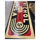 Vintage NICHOL KOLA Tin Sign Vintage NICHOL KOLA Tin Sign