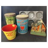 Muffin Pan, Candy Holder, Advertising Tins Muffin Pan, Candy Holder, Advertising Tins