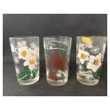 (3) Peanut Butter Juice Glasses (3) Peanut Butter Juice Glasses