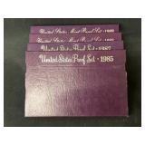 (5) U.S. Proof Sets (5) U.S. Proof Sets