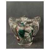 French Art Glass Canister French Art Glass Canister