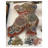 Vintage Beadwork Decorative Boot Vintage Beadwork Decorative Boot
