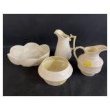 (4) Pieces of Belleek Chinaware (4) Pieces of Belleek Chinaware
