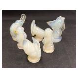 French Opalescent Figurines French Opalescent Figurines