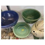 McCoy Pottery with Double Teapot McCoy Pottery with Double Teapot