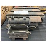 Cast Metal Locomotive with Passenger Cars Cast Metal Locomotive with Passenger Cars
