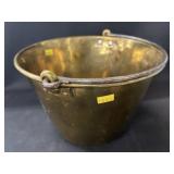 19th Century Brass Pail 19th Century Brass Pail