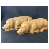 (2) Beeswax Pigs (2) Beeswax Pigs