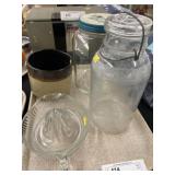 Glass Canister, Canning Jar and Juicer Glass Canister, Canning Jar and Juicer
