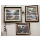 (3) Framed Prints (3) Framed Prints