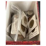 Unsorted Wheat Back Pennies and State Quarters Unsorted Wheat Back Pennies and State Quarters