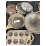 Unmarked Cast Iron Cookware Unmarked Cast Iron Cookware