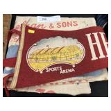 Sports Pennant and Feed Bags Sports Pennant and Feed Bags