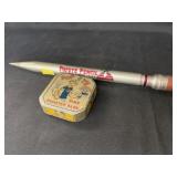 Popeye Still Bank and Large Pencil Popeye Still Bank and Large Pencil