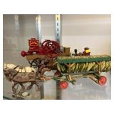 Folk Art Wagon, Diecast and Cast Metal Toys Folk Art Wagon, Diecast and Cast Metal Toys